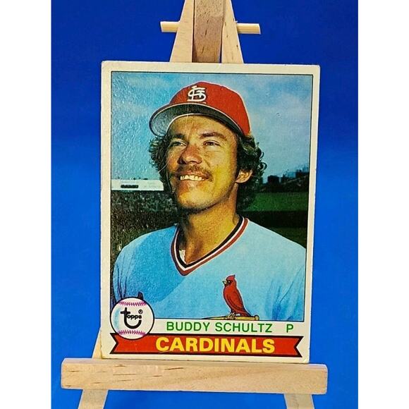 1979 Topps - Pitcher Buddy Schultz #532 High Number Cardinals - Picture 2 of 4